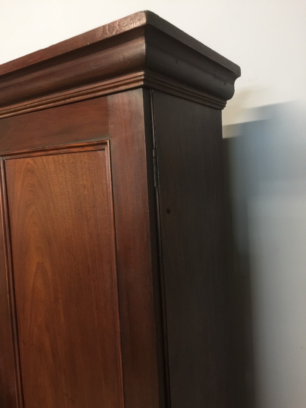 Nineteenth century mahogany house keepers cupboard View V