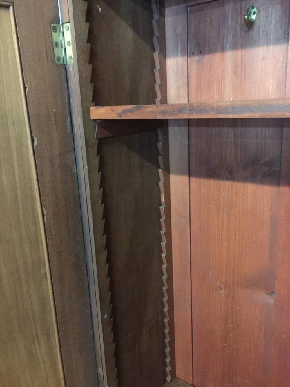 Nineteenth century mahogany house keepers cupboard View VII