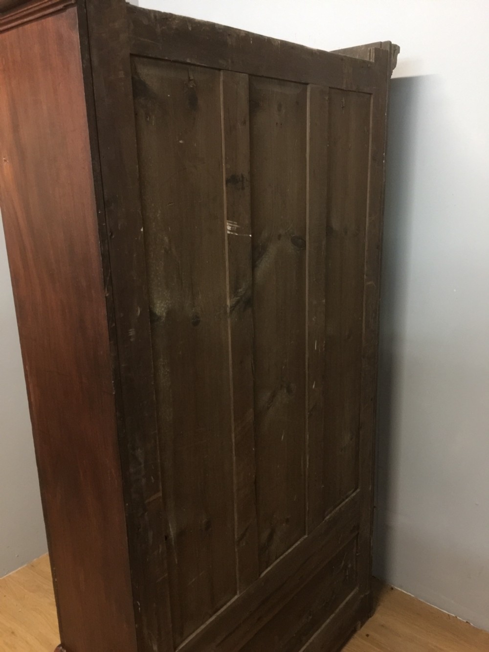 Nineteenth century mahogany house keepers cupboard View IX