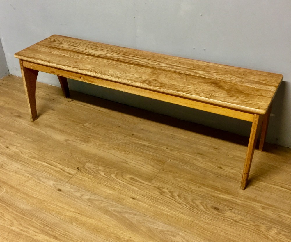 Arts and crafts pine bench 