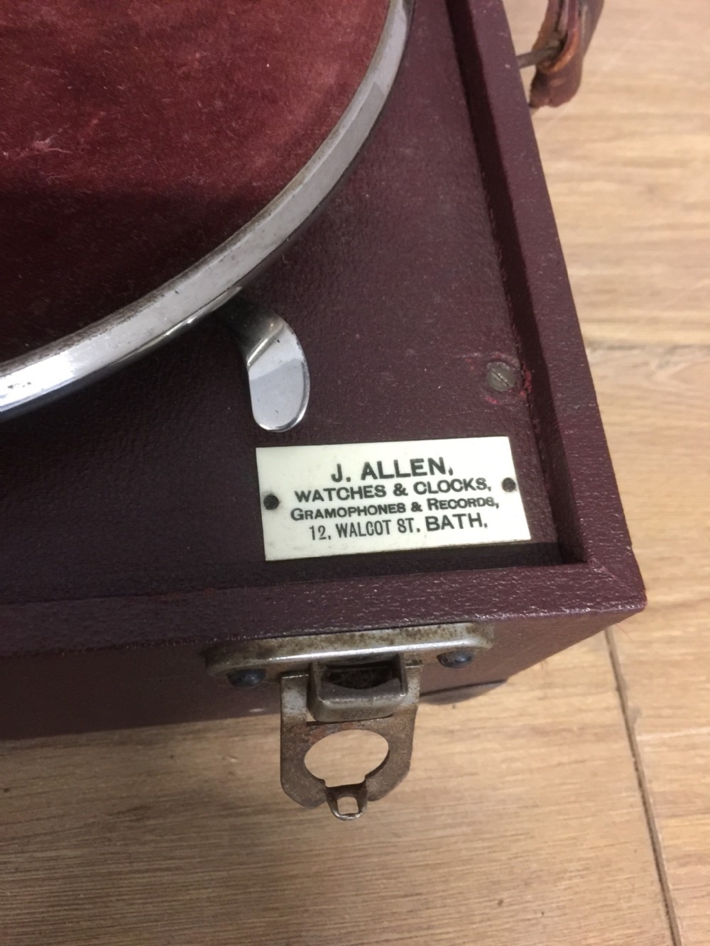 Savannah wind up gramophone circa 1930  View II