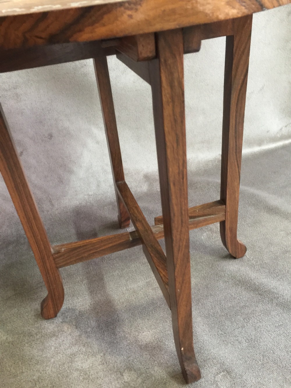 Anglo Indian circular inlaid lamp table  View VI
