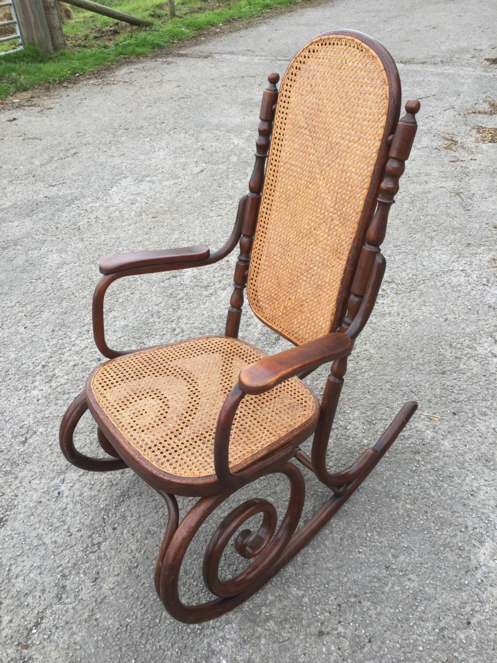 Nineteenth century bentwood rocking chair