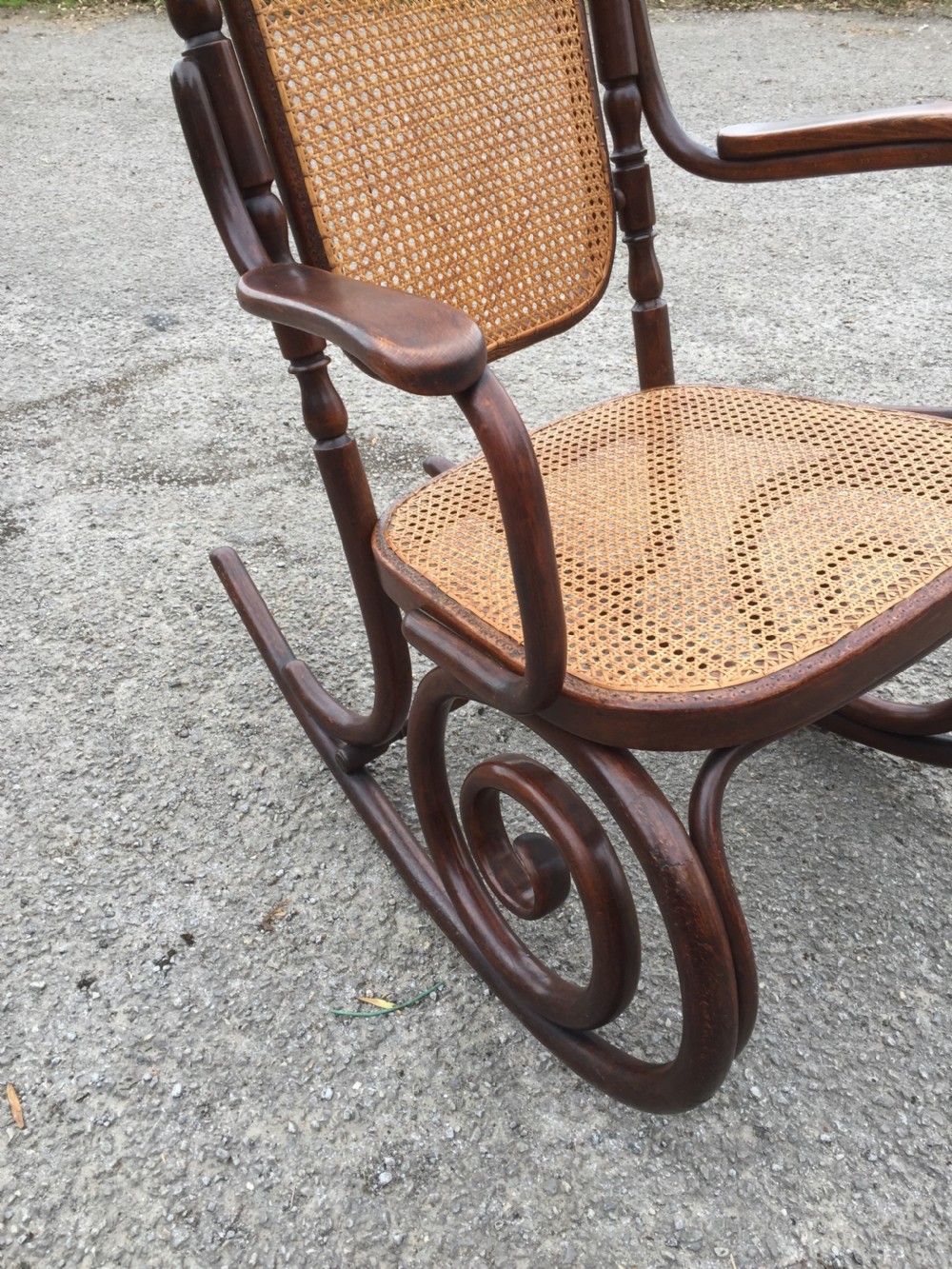 Nineteenth century bentwood rocking chair View III