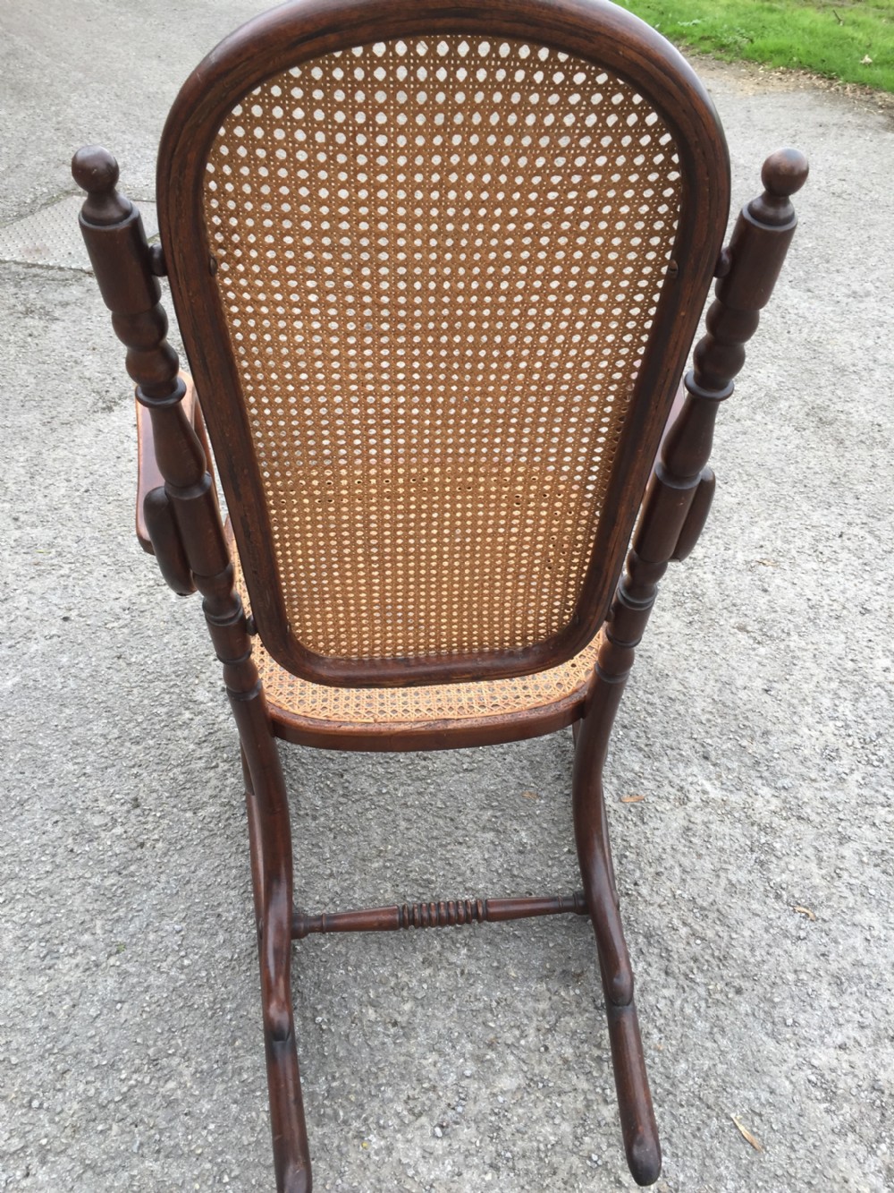 Nineteenth century bentwood rocking chair View V