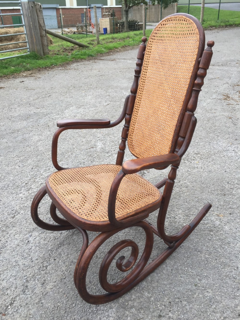 Nineteenth century bentwood rocking chair View VII