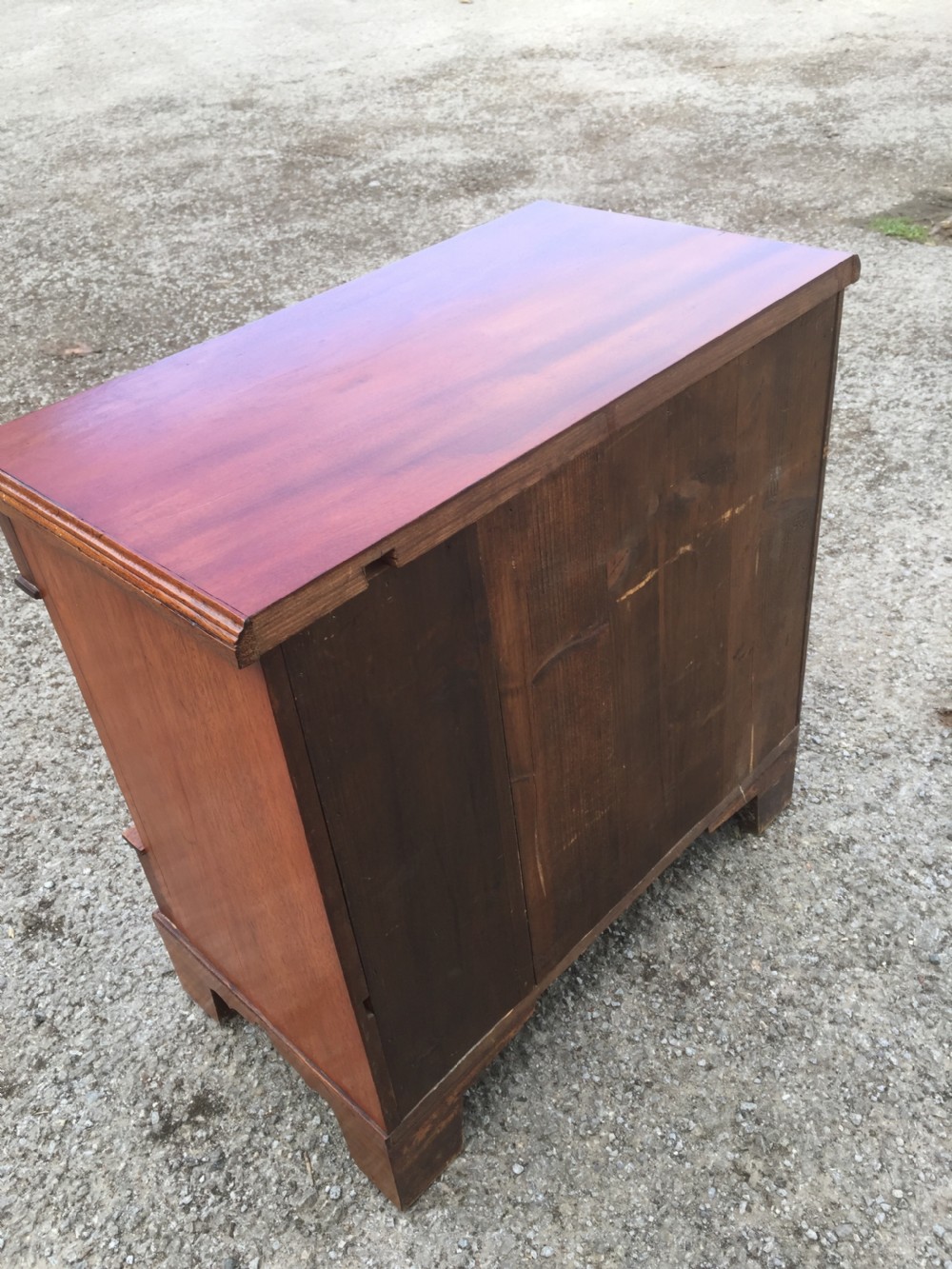 Half size walnut chest of drawers 52 cm high  View VI