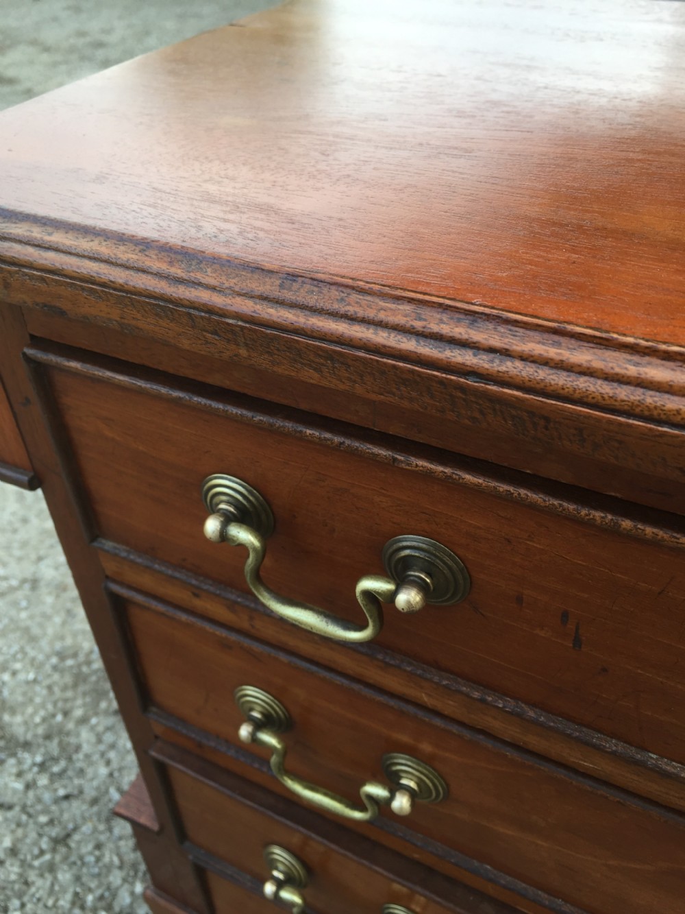 Half size walnut chest of drawers 52 cm high  View XI