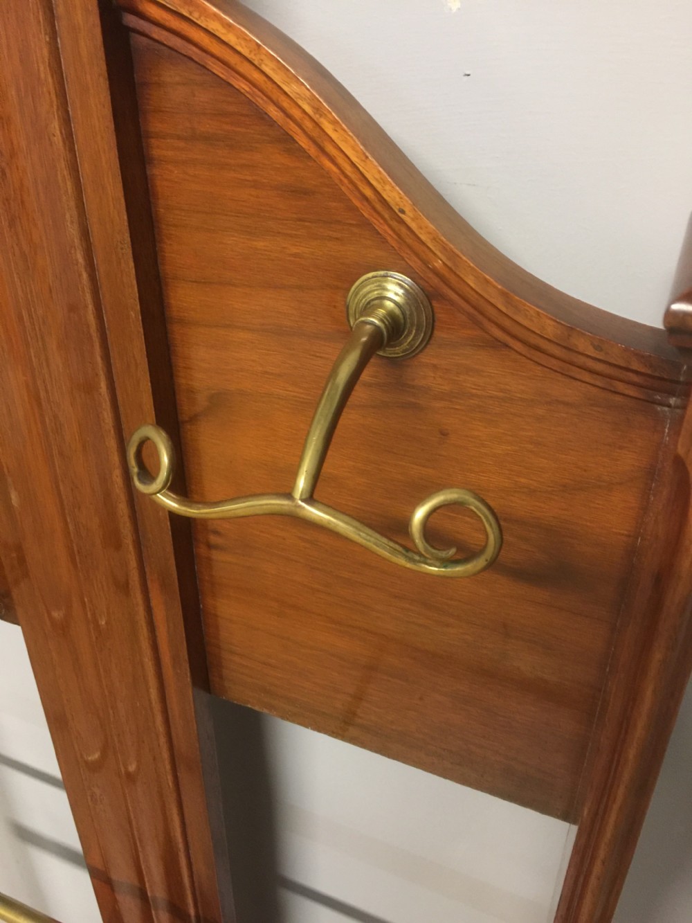 Walnut art nouveau stick stand circa 1890 View IV