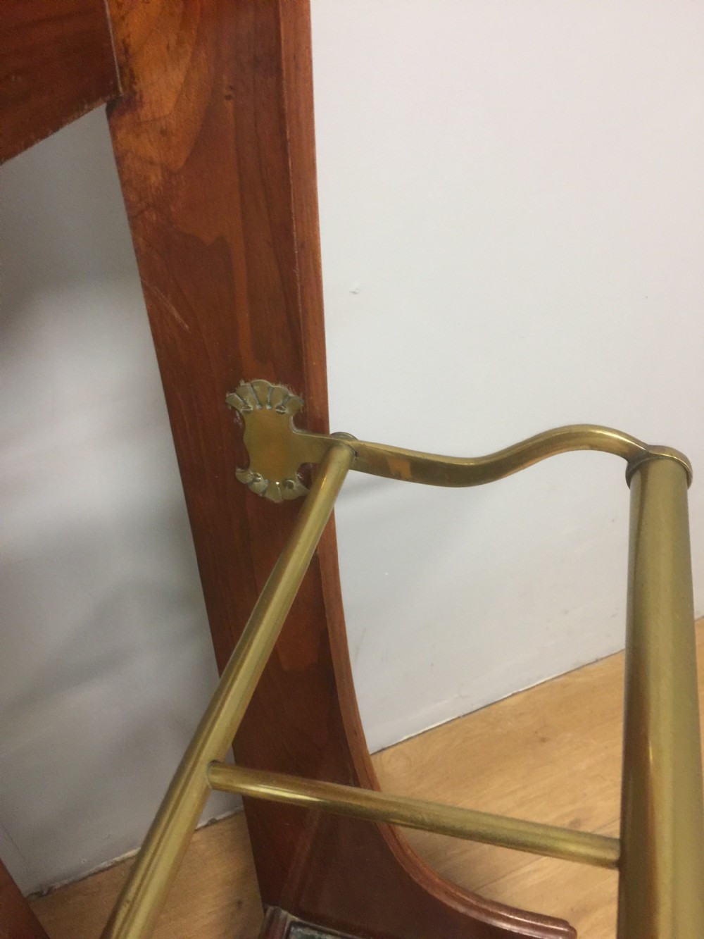 Walnut art nouveau stick stand circa 1890 View VI