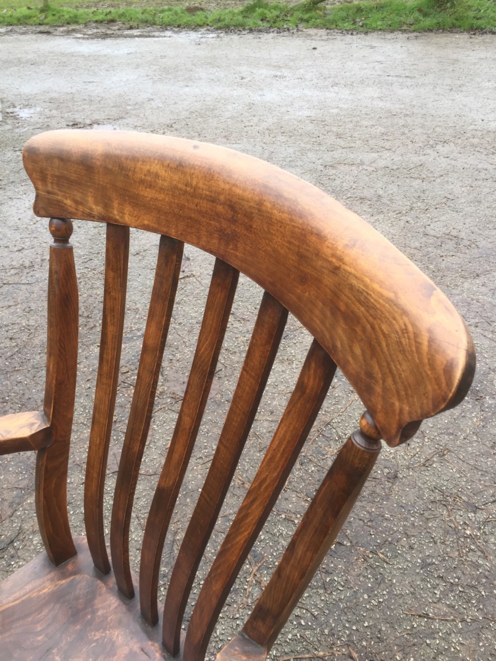 Nineteenth century  elm and beech Windsor chair View IX