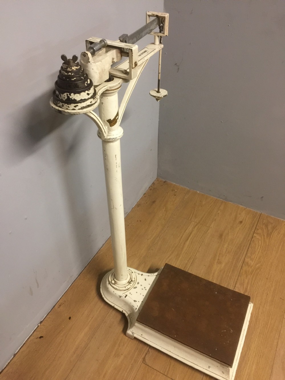 Set of iron scales by Selfridge and co London  View III