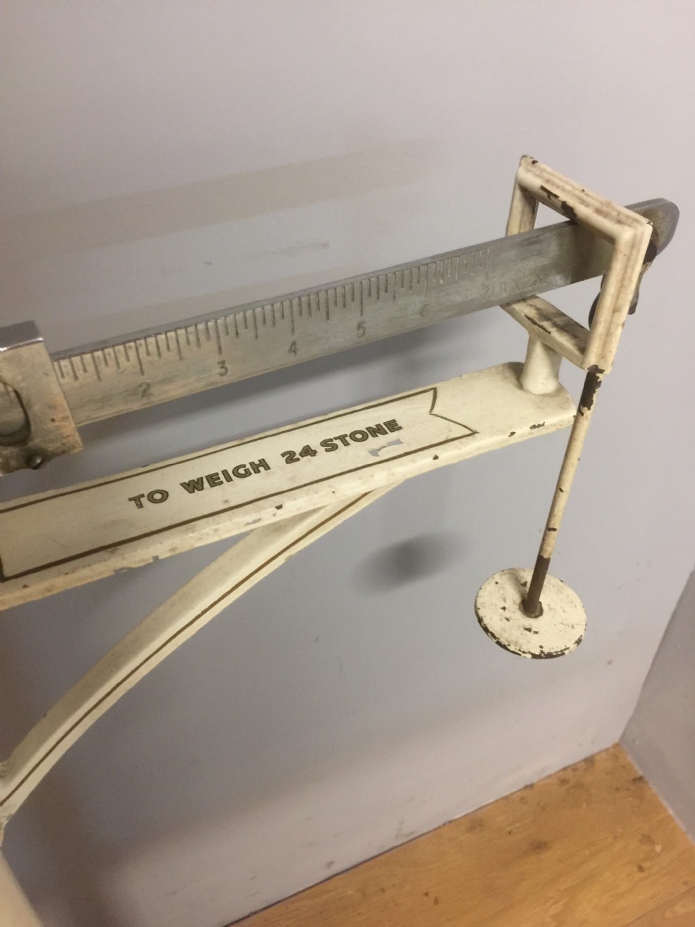 Set of iron scales by Selfridge and co London  View V