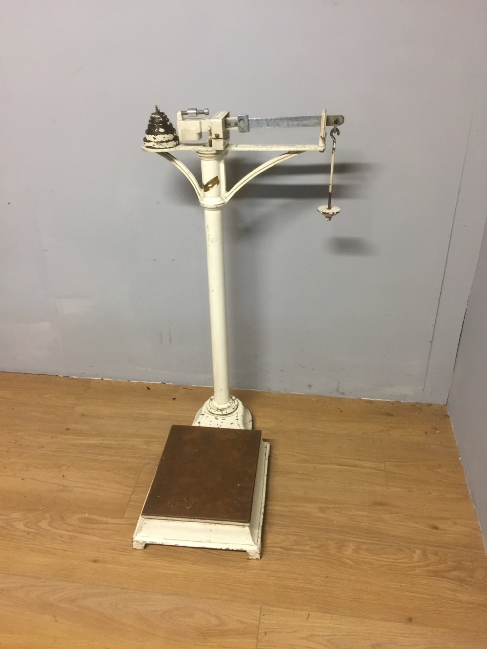 Set of iron scales by Selfridge and co London  View VI