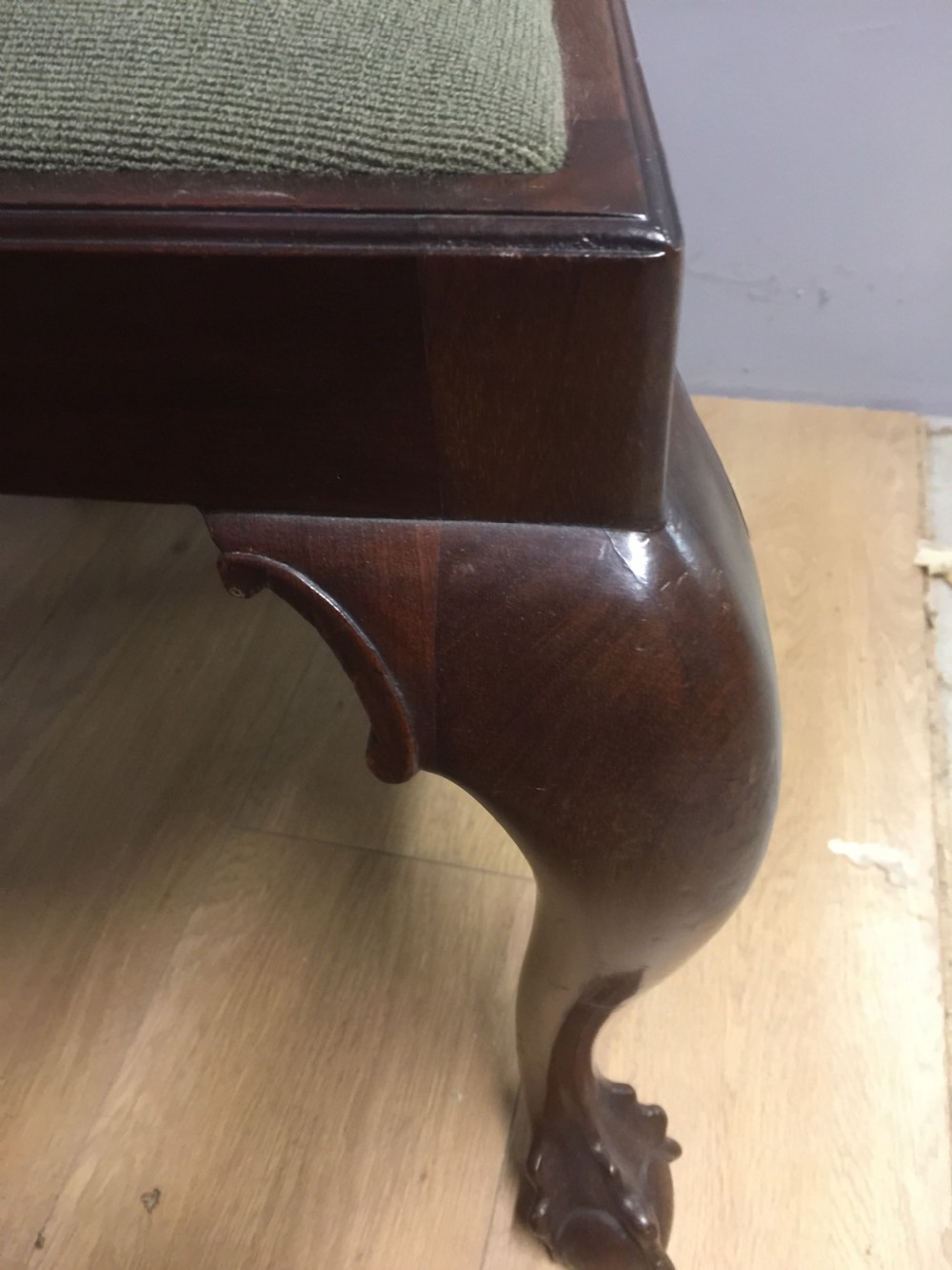 Set of six mahogany Chippendale style dining  chairs View VIII