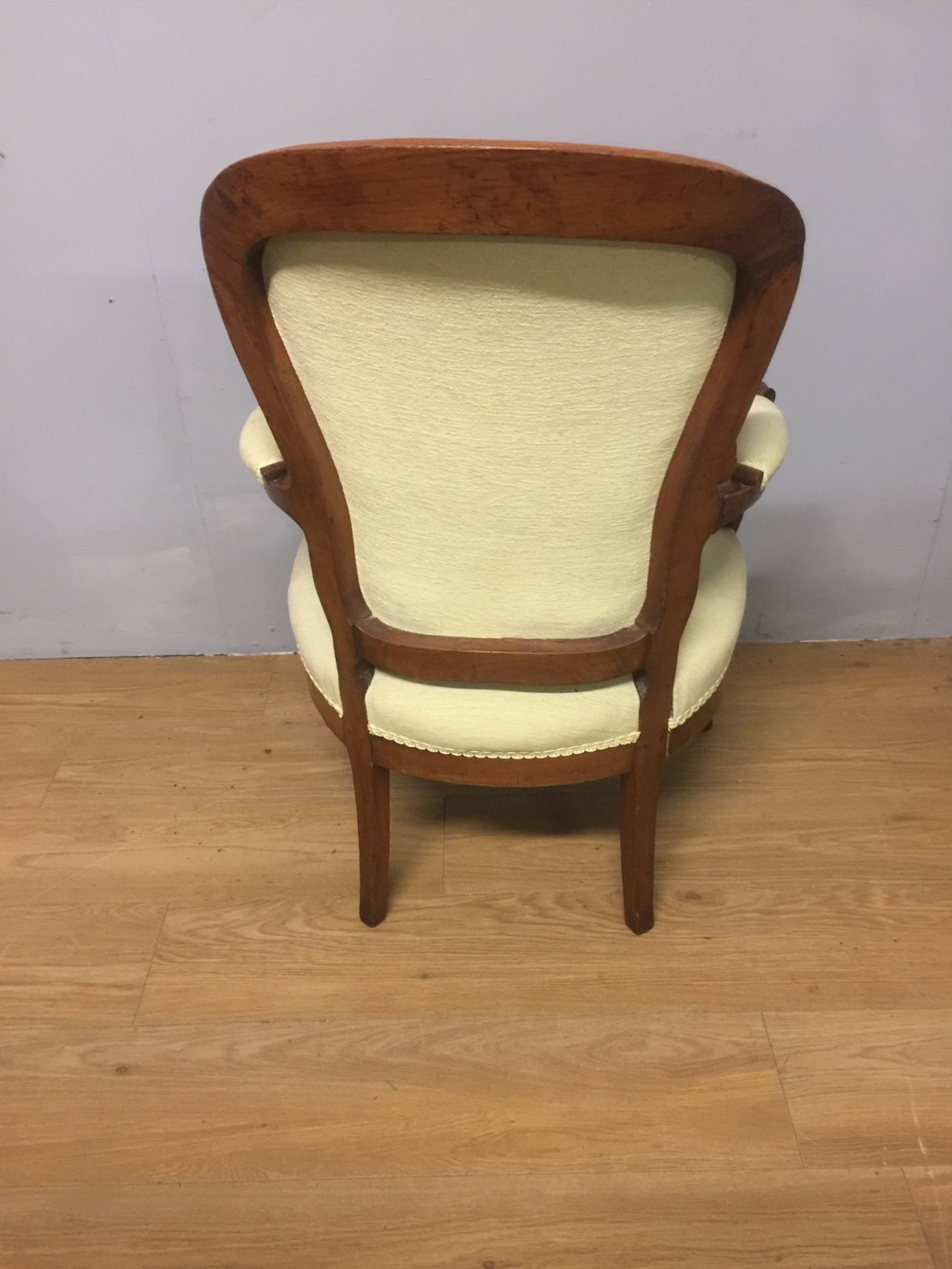 Nineteenth century walnut French style armchair View VIII