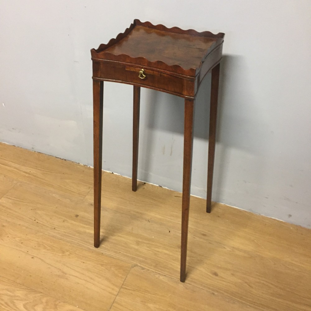 George III mahogany lamp table circa 1800