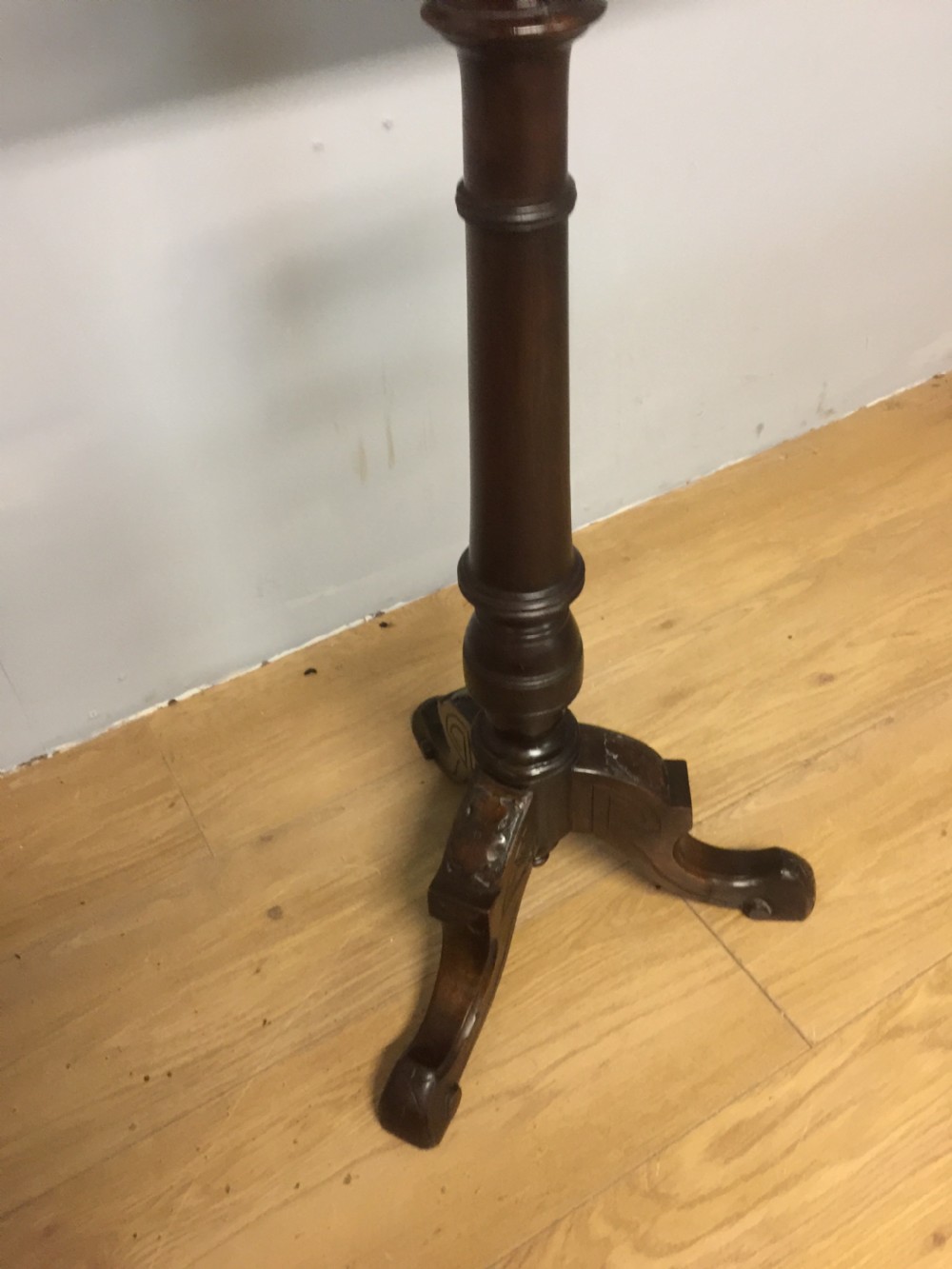 Nineteenth century adjustable lecturn on a tripod base  View III