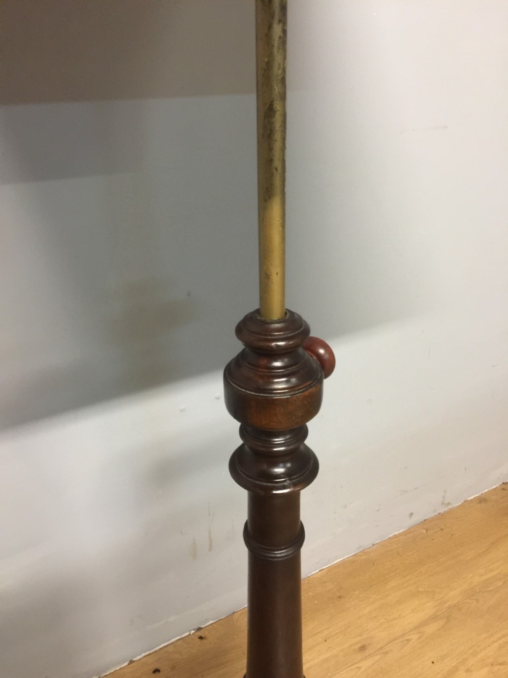 Nineteenth century adjustable lecturn on a tripod base  View IV