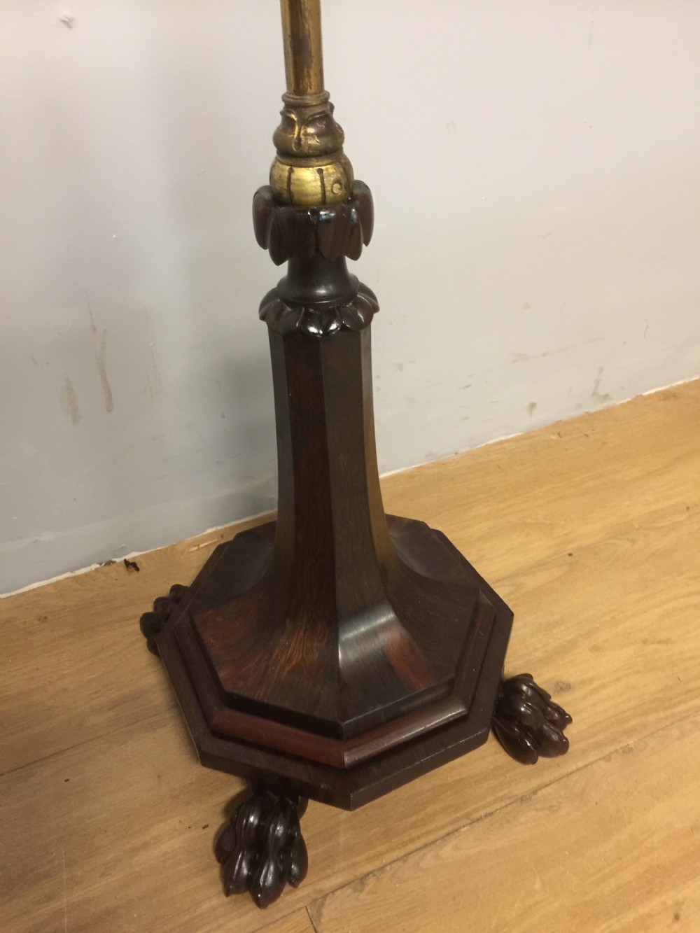 Nineteenth century rosewood music stand  View III
