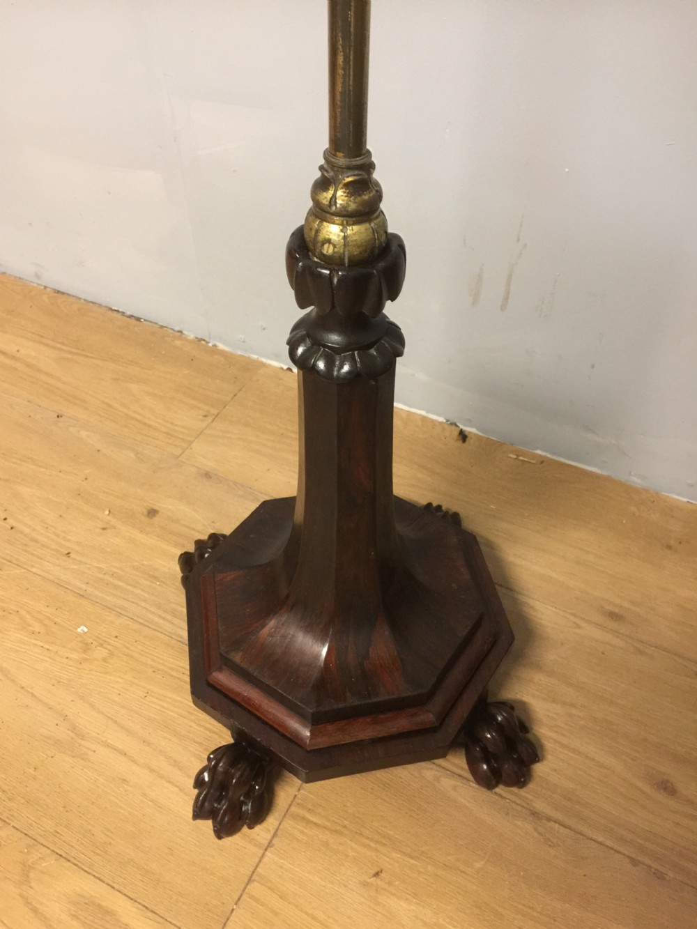 Nineteenth century rosewood music stand  View VI