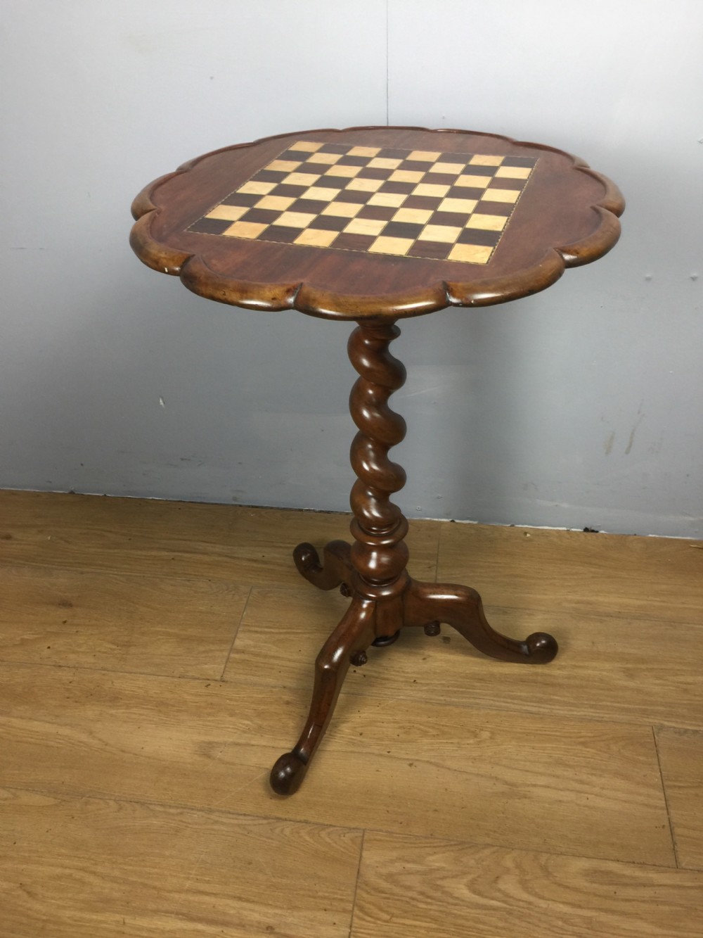 Nineteenth century mahogany games table 