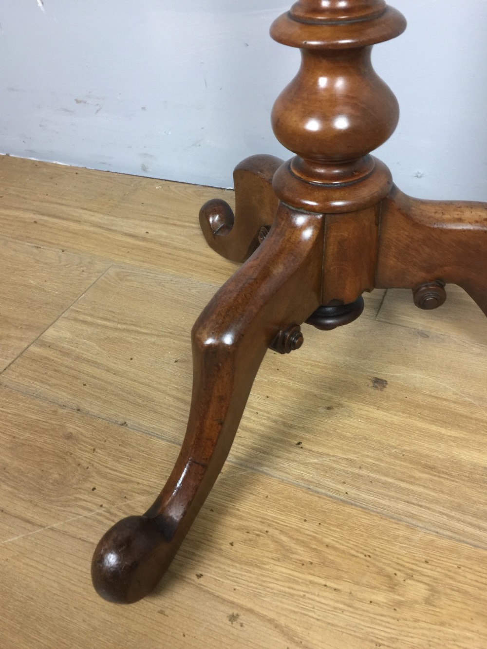 Nineteenth century mahogany games table  View VI