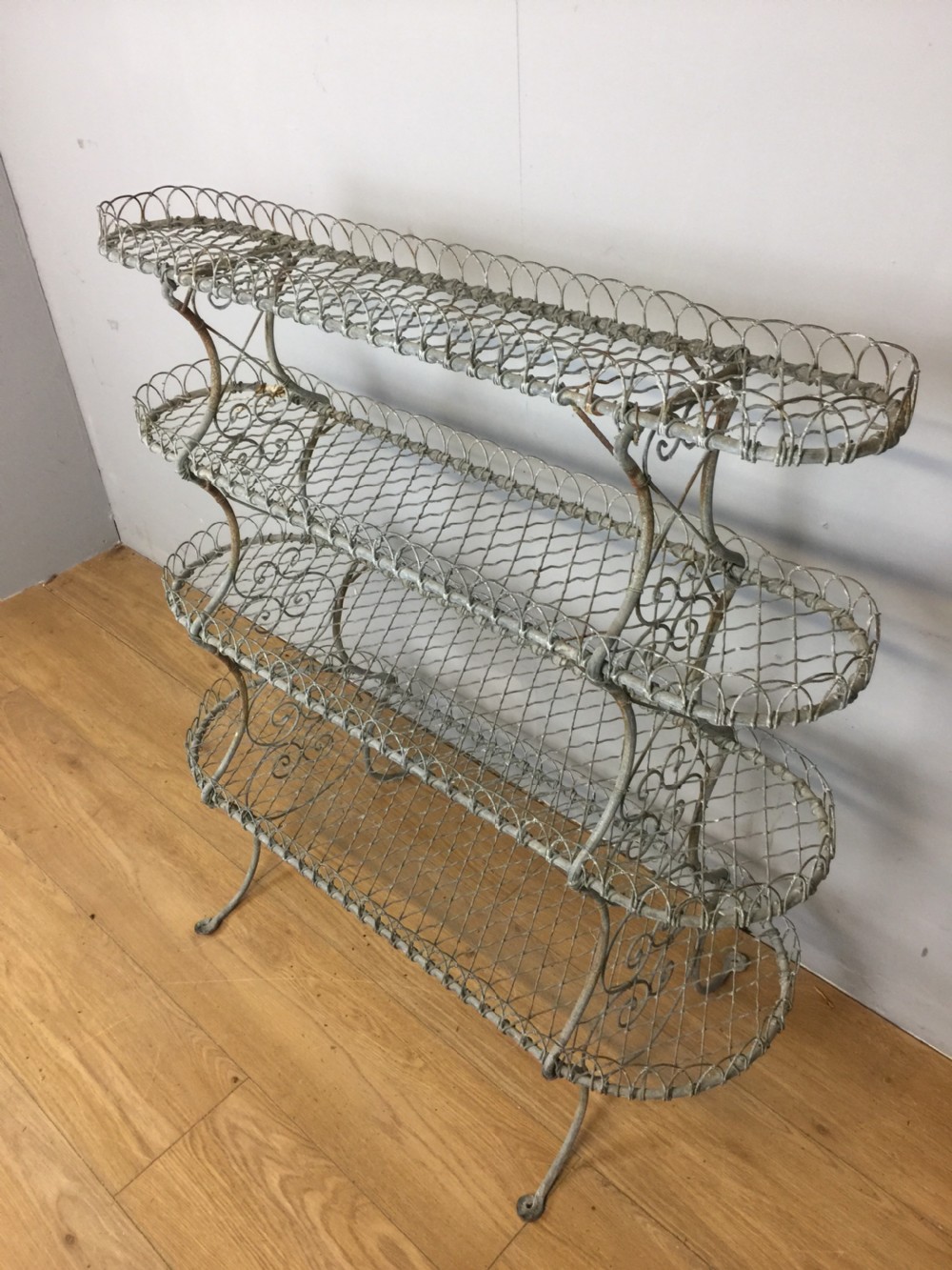 Nineteenth century wirework conservatory stand 