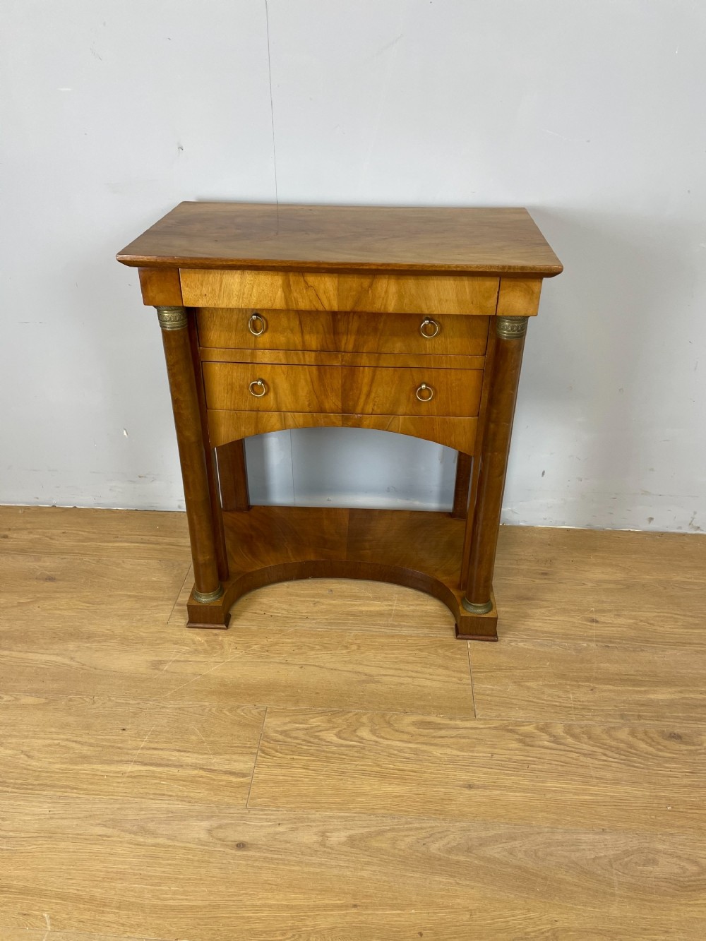 Nineteenth century Biedermeier walnut side table 