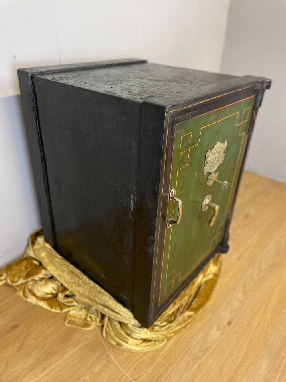 Nineteenth century safe by j Cartwright with keys  View II