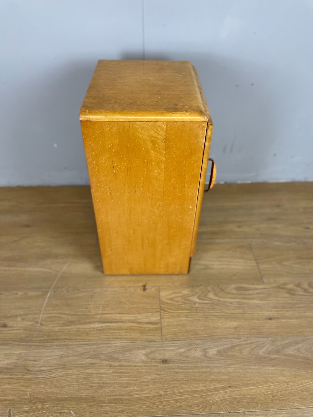 Art Deco birds eye maple cabinet  View IV
