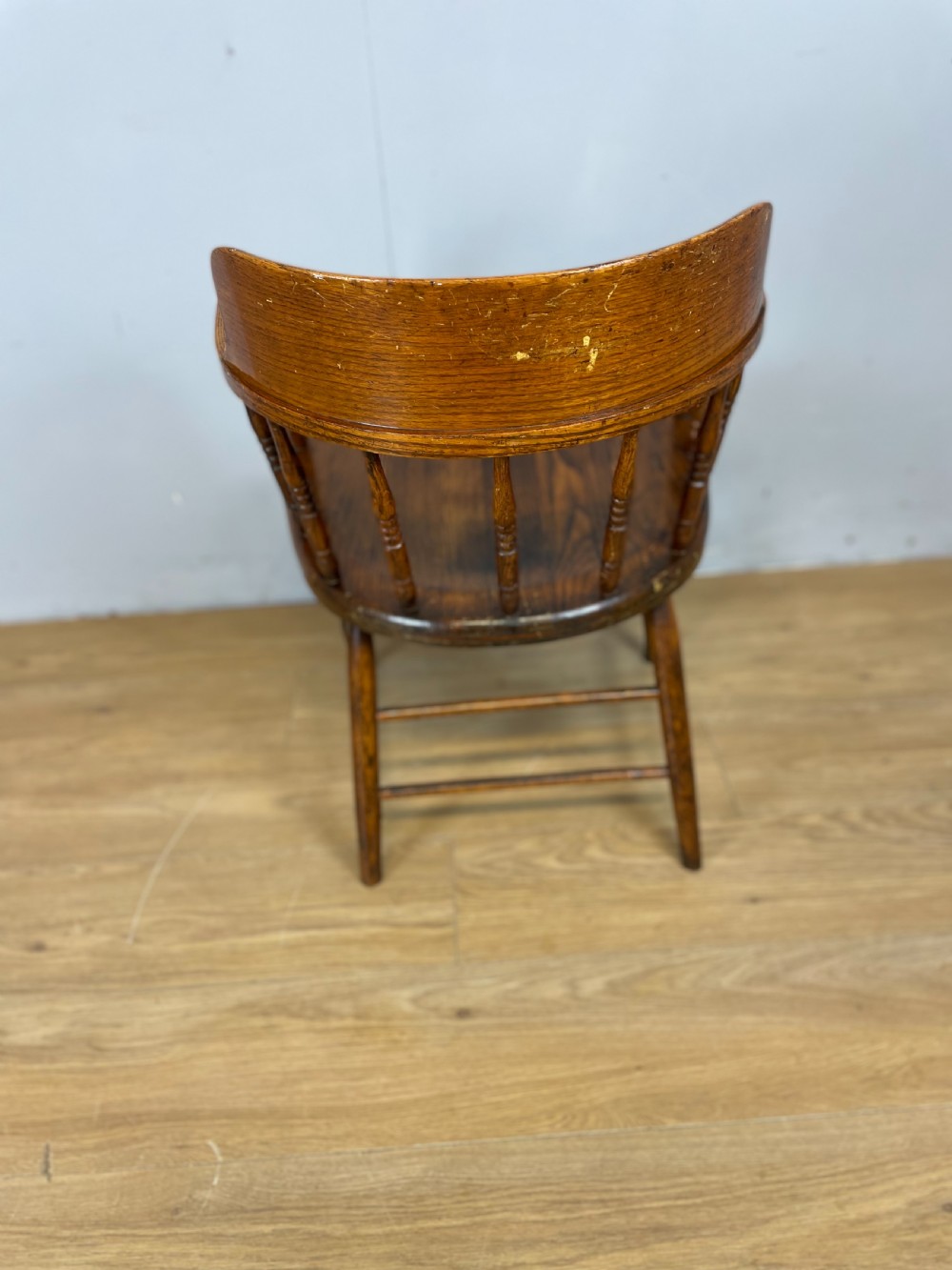 Late nineteenth century small oak Windsor chair  View VII