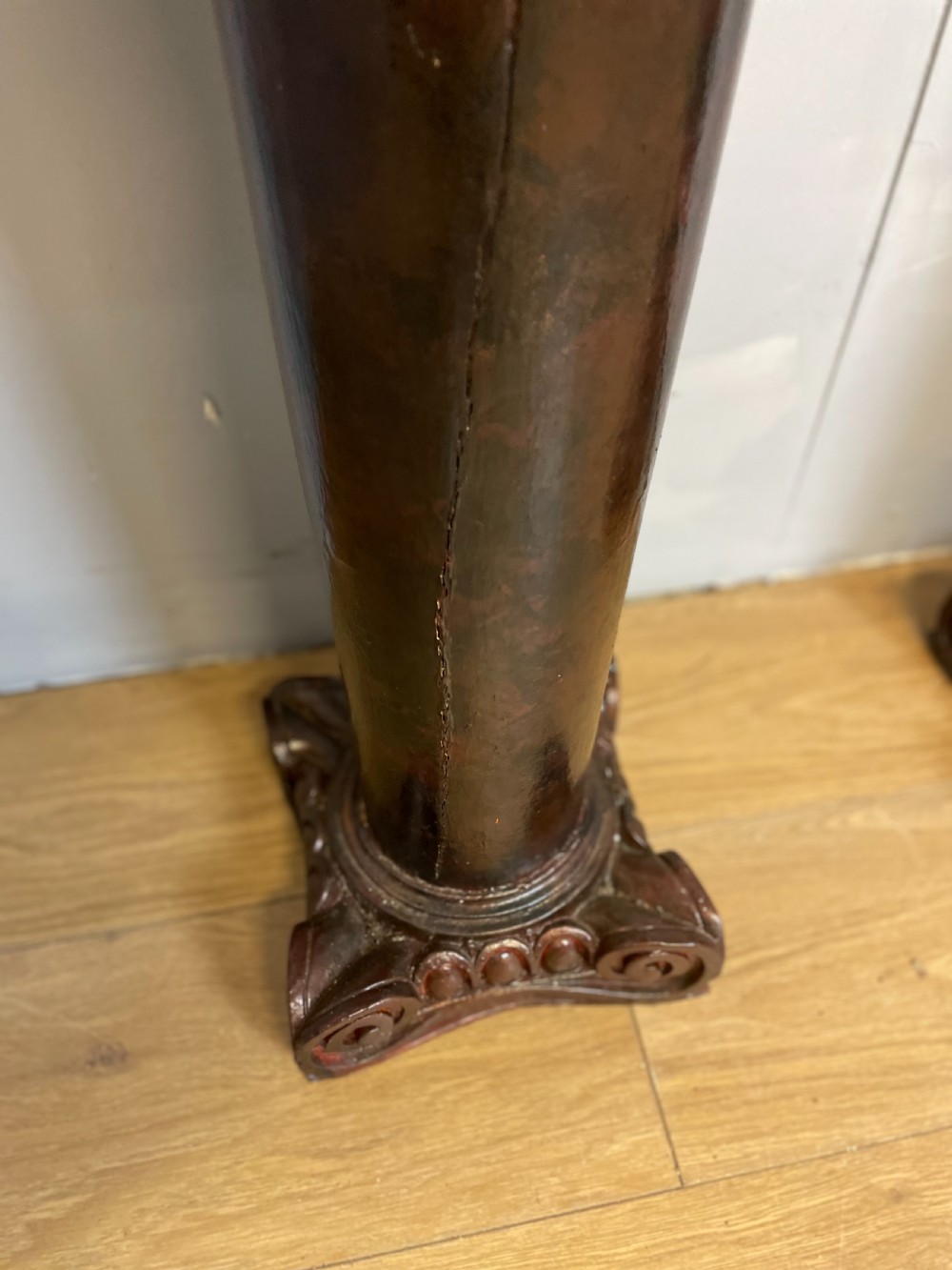Pair of late nineteenth scagliola pine columns  View IV