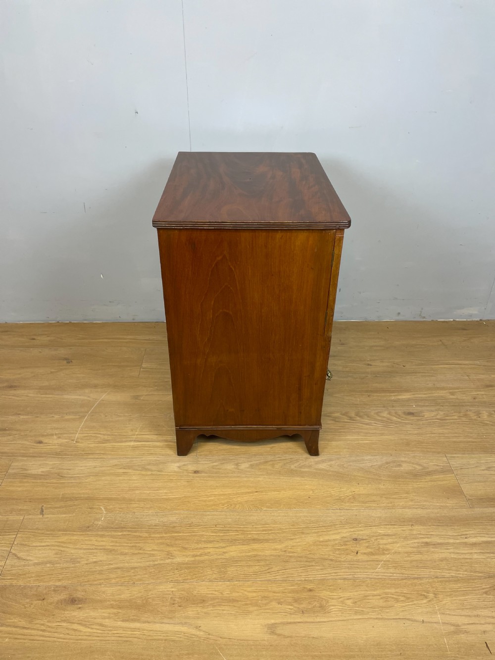 Edwardian flame mahogany  two door side cabinet  View VII