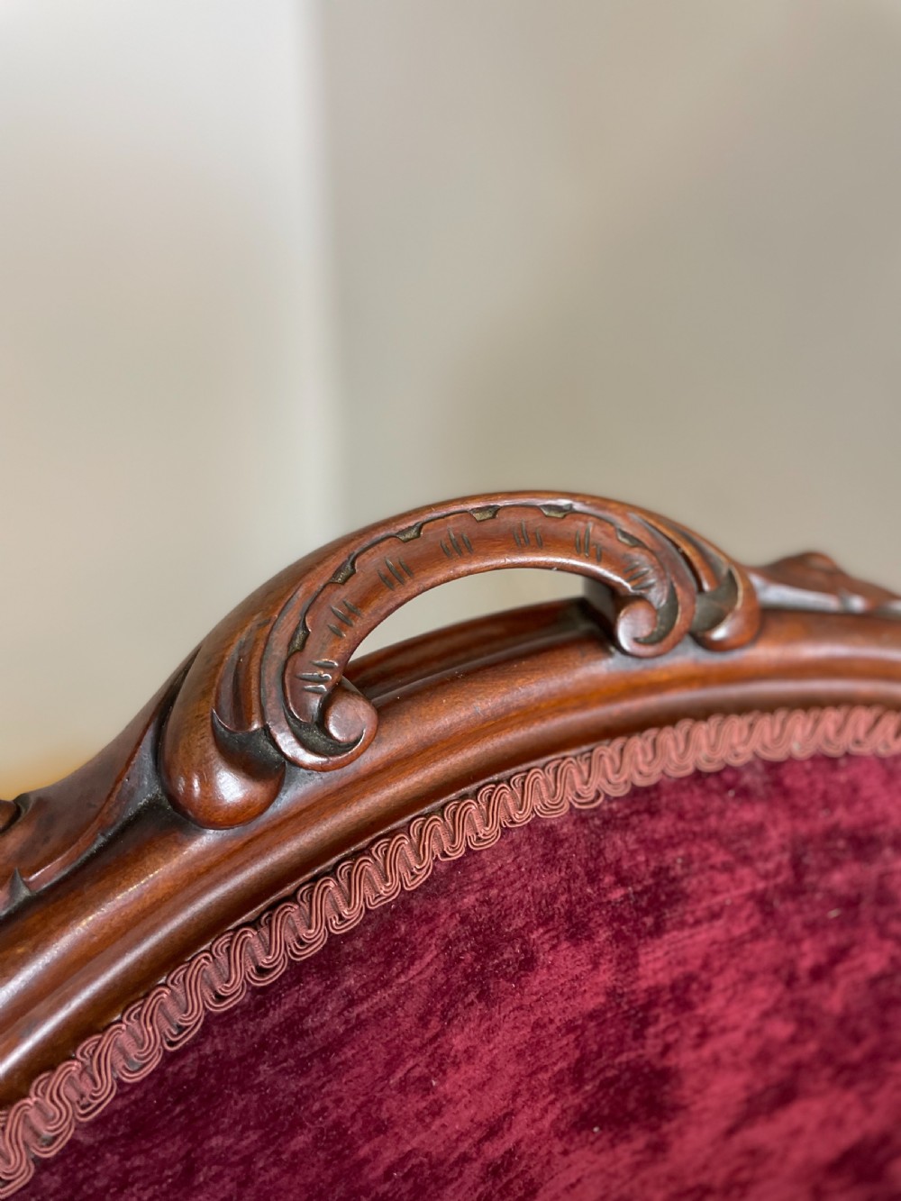 Set of six nineteenth century mahogany dining chairs  View XI