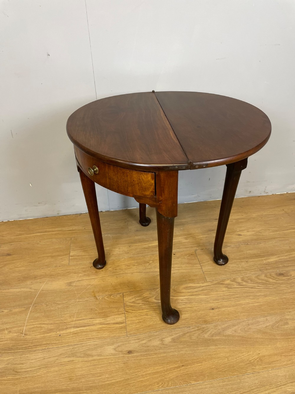 George 2nd mahogany demi lune table View VIII