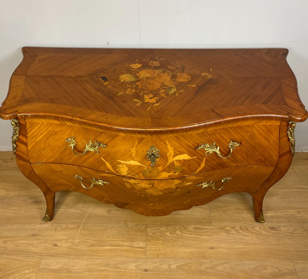 Nineteenth century Louis XV style bombe commode View VI
