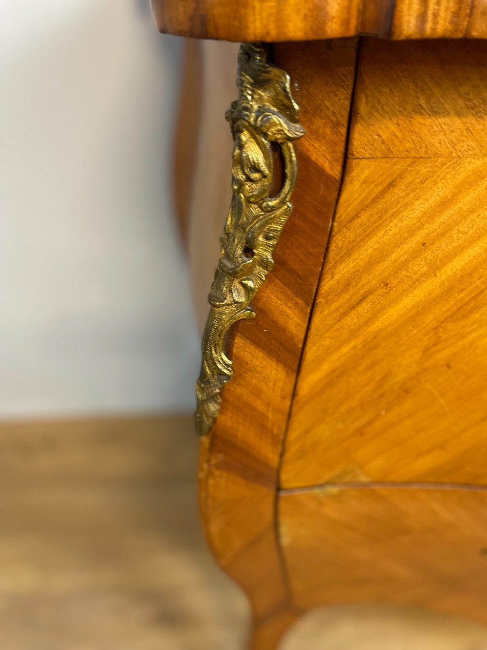 Nineteenth century Louis XV style bombe commode View X