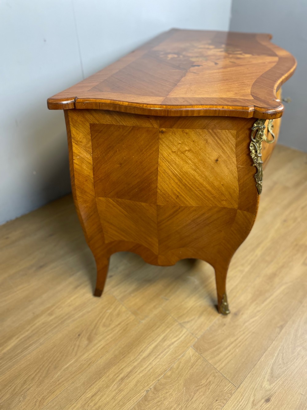 Nineteenth century Louis XV style bombe commode View XIII