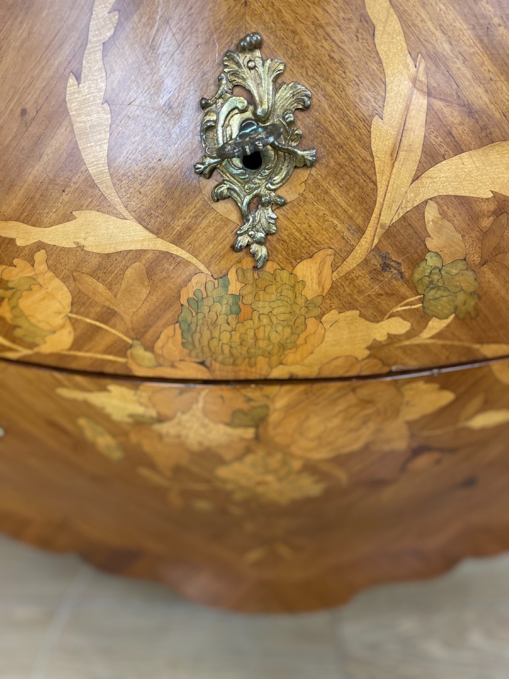 Nineteenth century Louis XV style bombe commode View XVIII