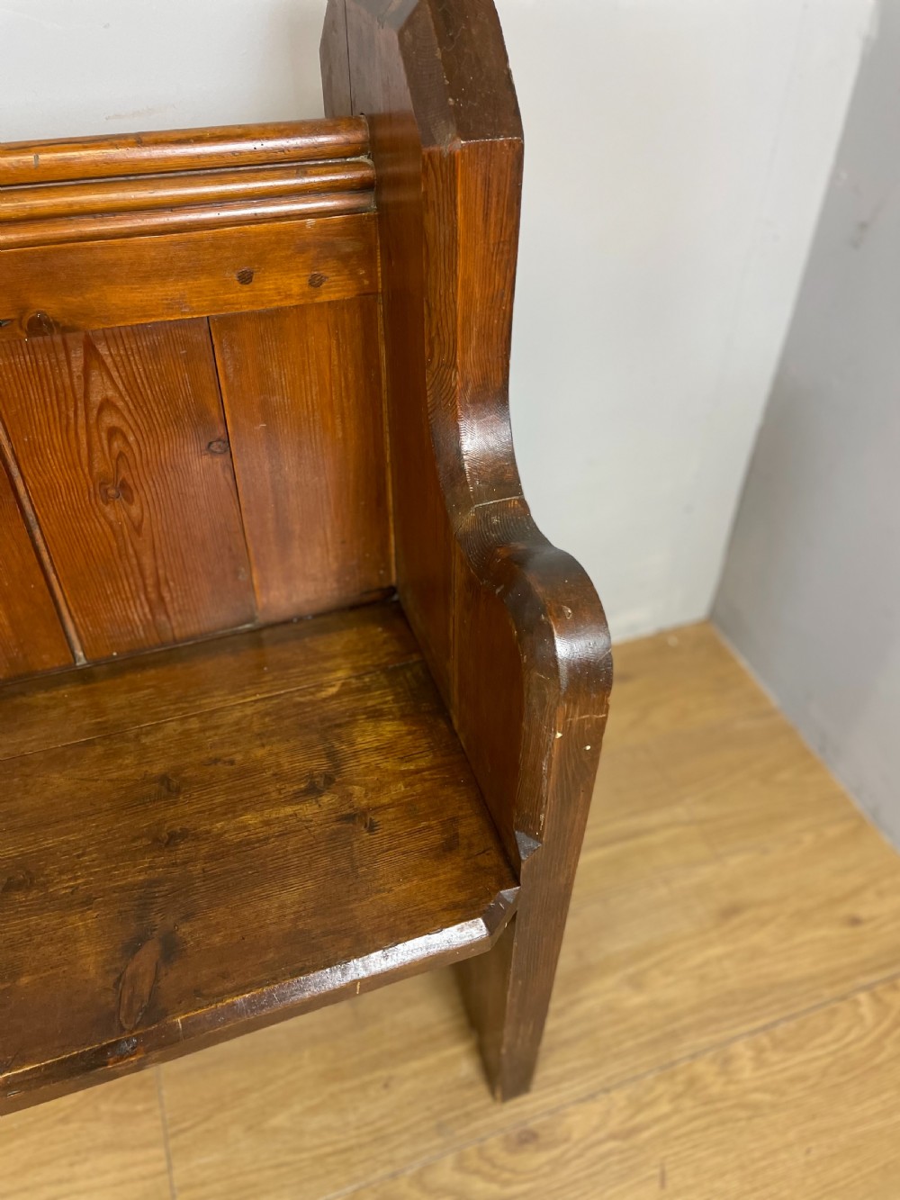 Nineteenth century pine pew View IV