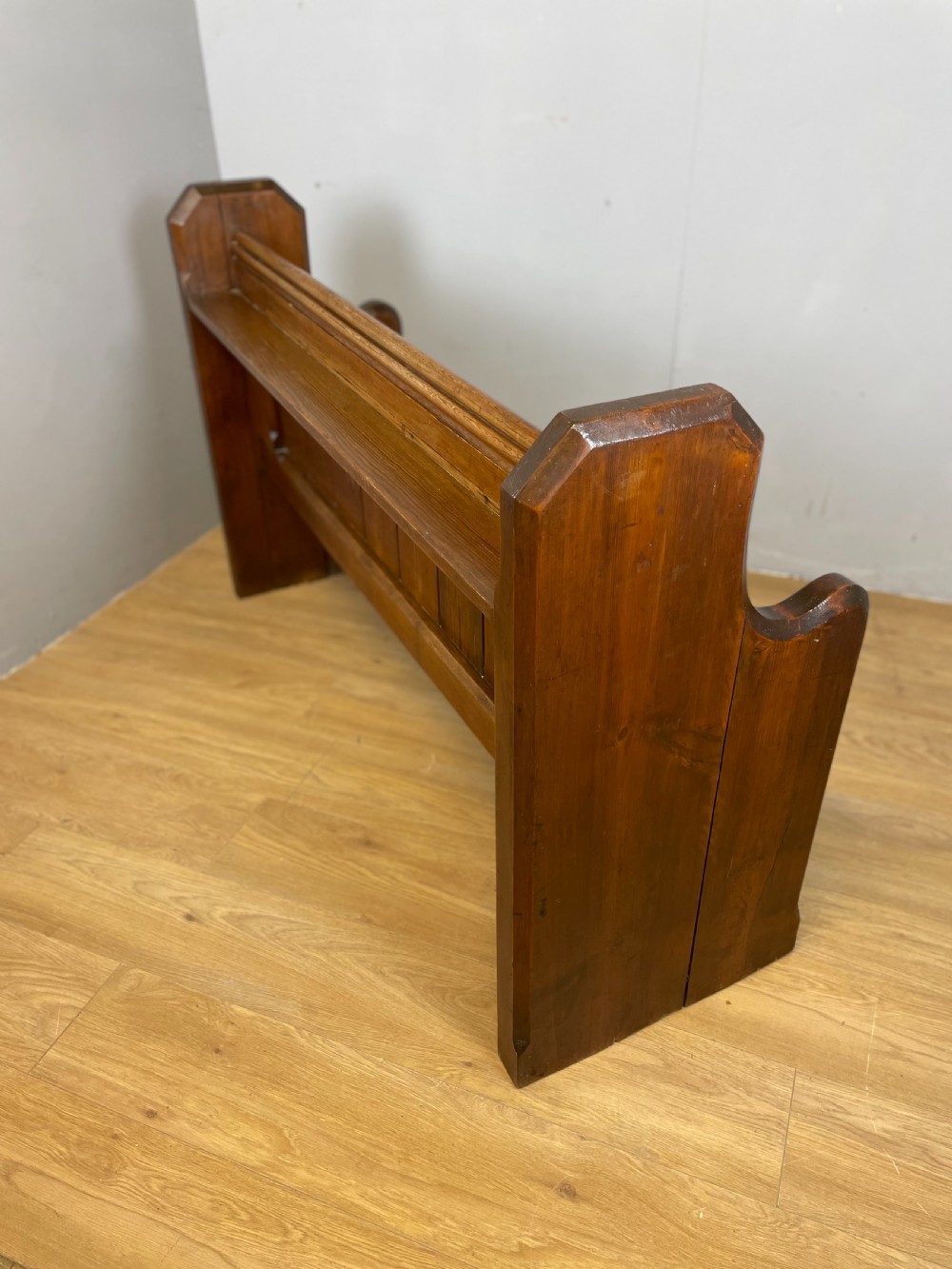 Nineteenth century pine pew View IX