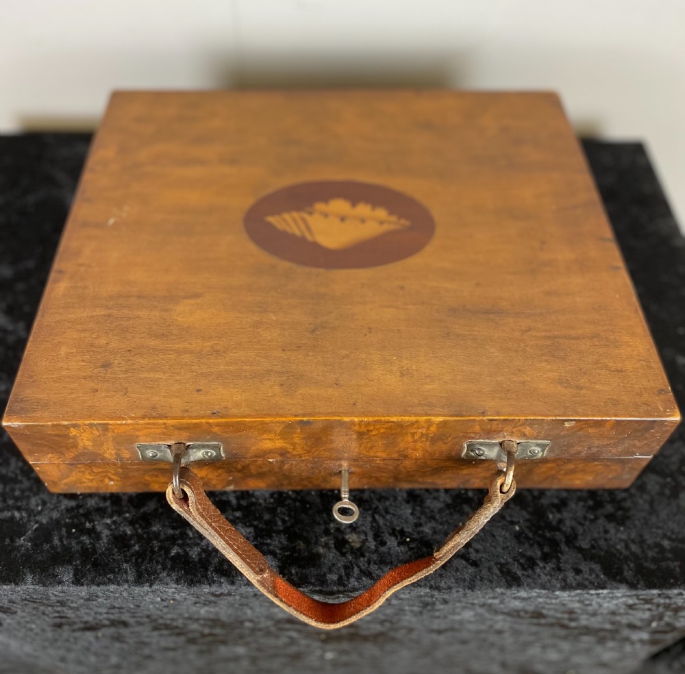 Edwardian inlaid artists box  View III