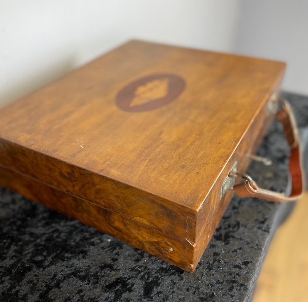 Edwardian inlaid artists box  View IV