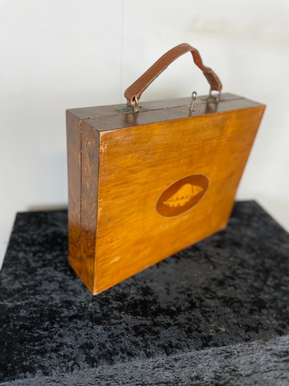Edwardian inlaid artists box  View V