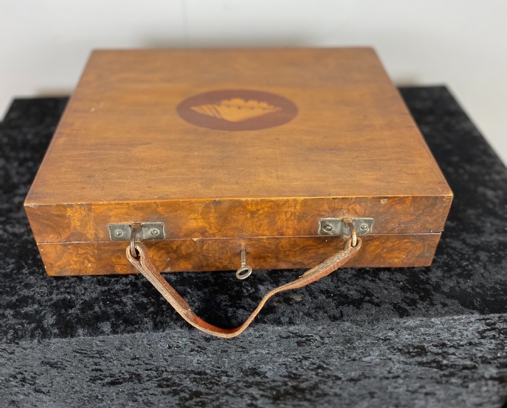 Edwardian inlaid artists box  View IX