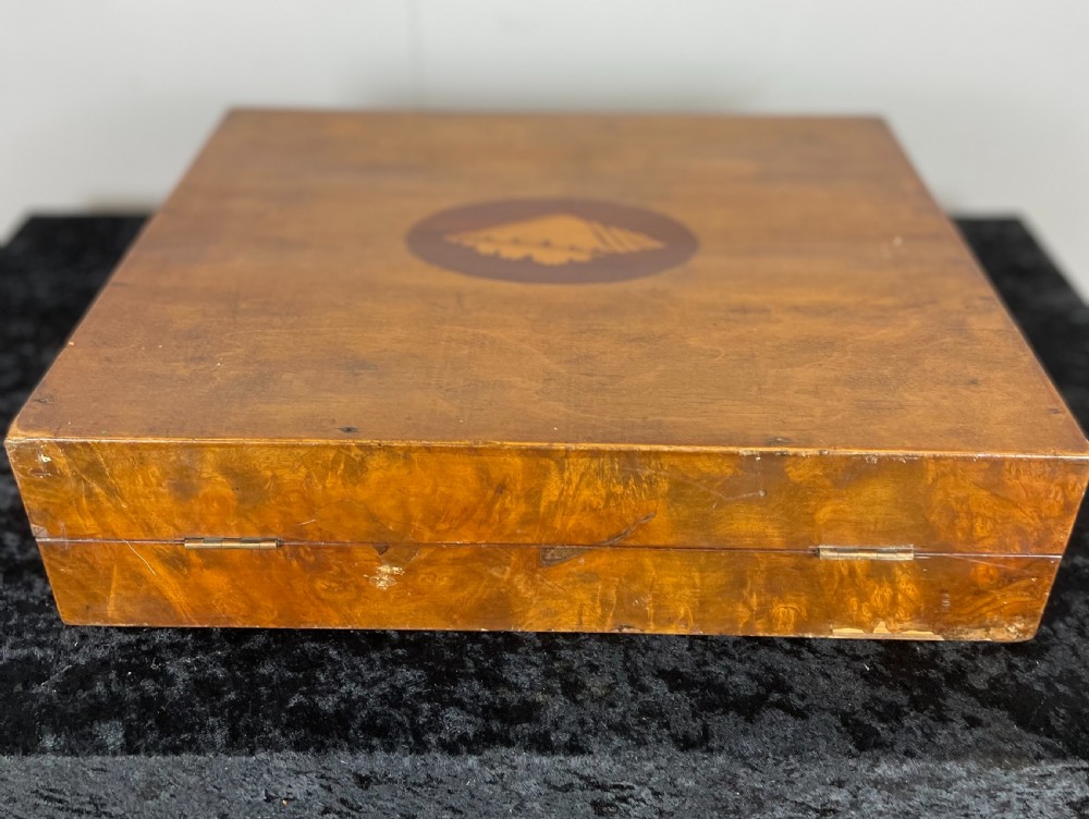 Edwardian inlaid artists box  View X