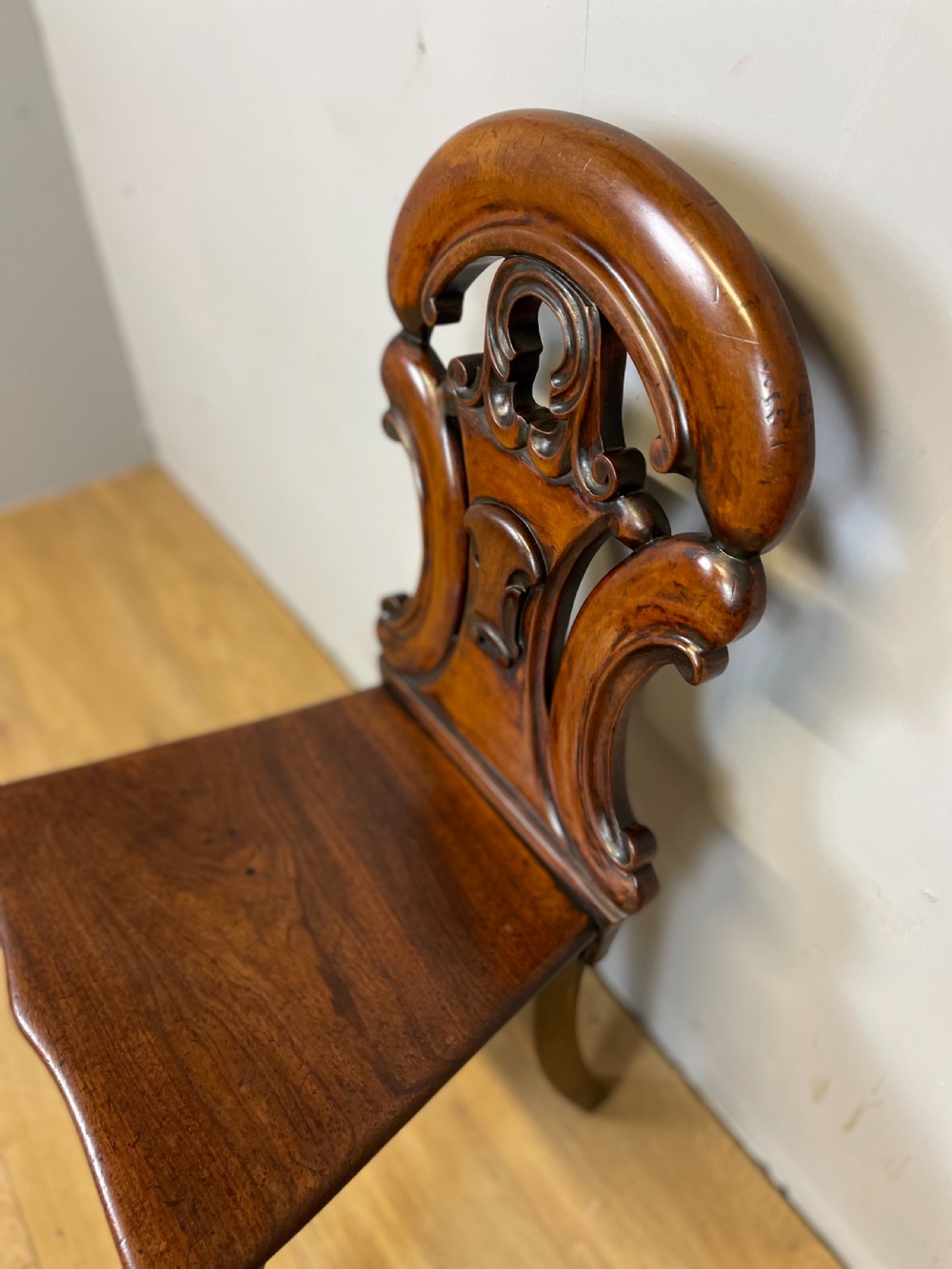 William IV mahogany hall chair  View VIII