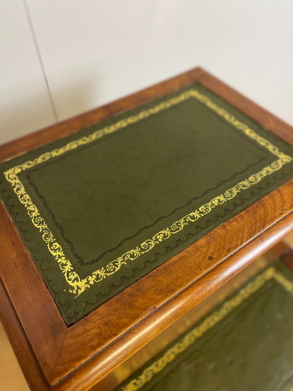 Nineteenth century mahogany library steps  View IX