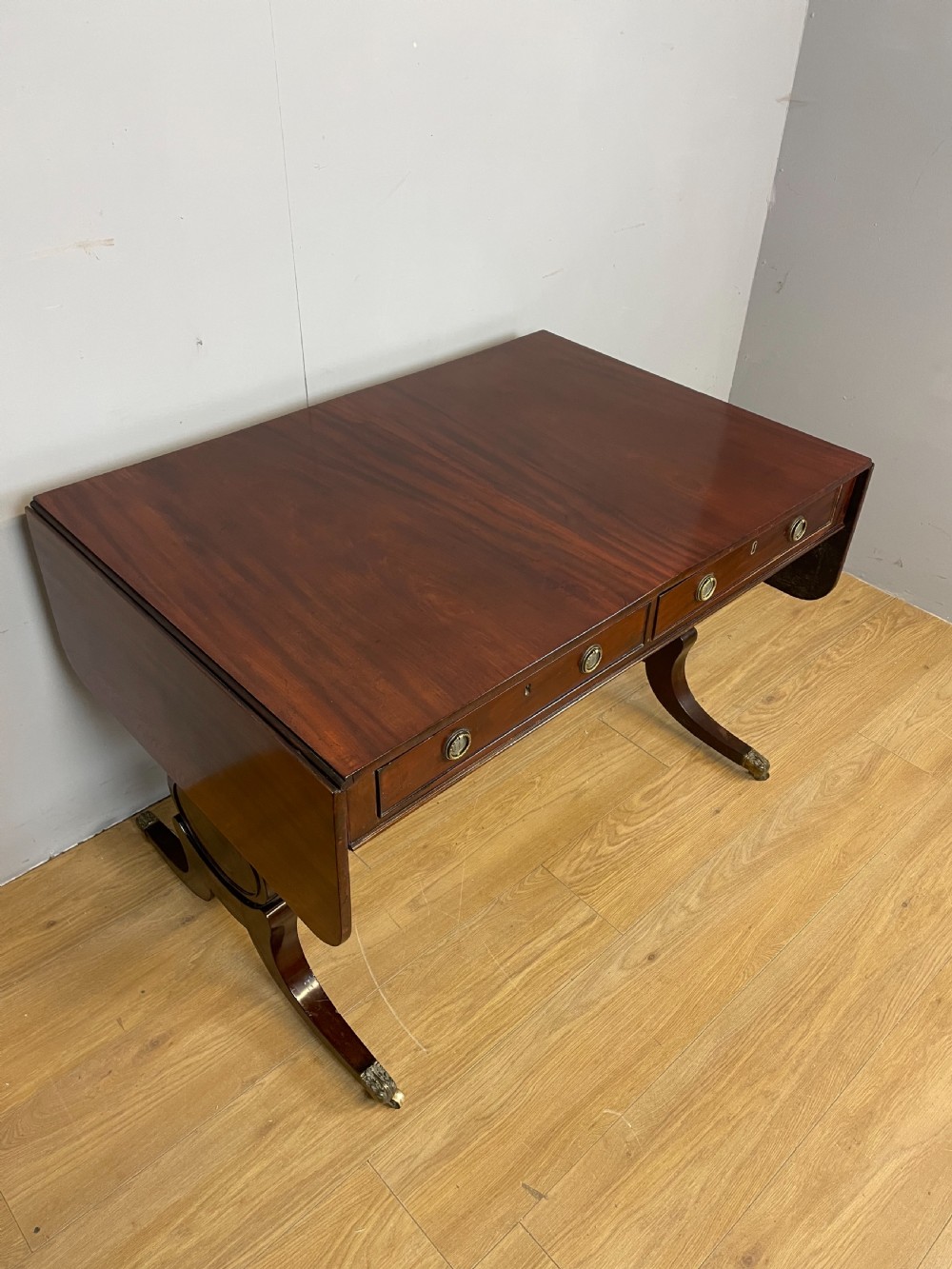 Regency mahogany sofa table circa 1835 View II